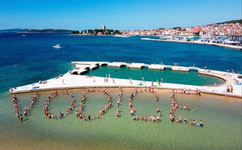 Azul Vodice Leilighet Eksteriør bilde